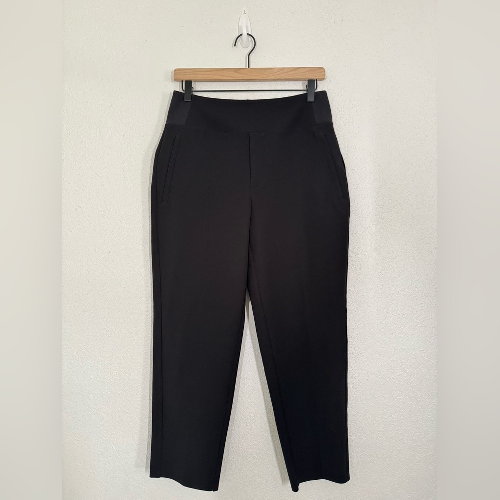 ATHLETA Endless High Rise Straight Leg Ankle Casual Pant in Black Size 8 TALL - Picture 5 of 10